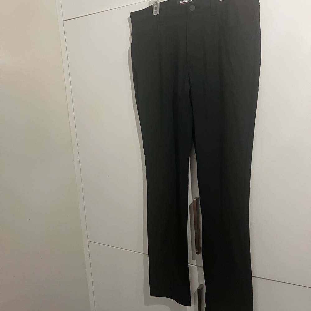 Kirklands Men's Elegant Black Dress Pants